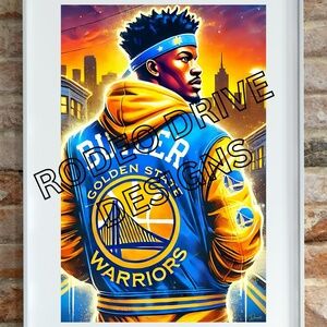 Jimmy Butler Poster 11x17 NBA Golden State Warriors Star  immy Buckets